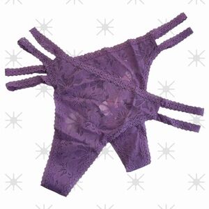 Victoria's Secret PINK XXL Lot 2 Pairs Wear Everywhere Lace Thong Panty Panties